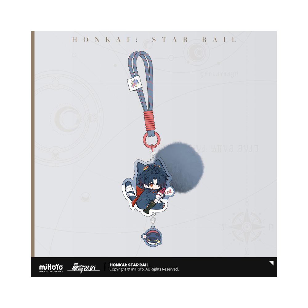 Honkai: Star Rail Boys Dormitory Series Q Version Acrylic Keychain