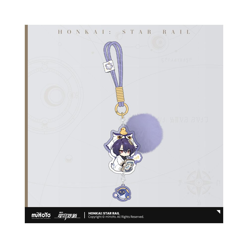 Honkai: Star Rail Boys Dormitory Series Q Version Acrylic Keychain