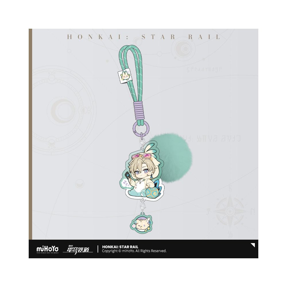 Honkai: Star Rail Boys Dormitory Series Q Version Acrylic Keychain