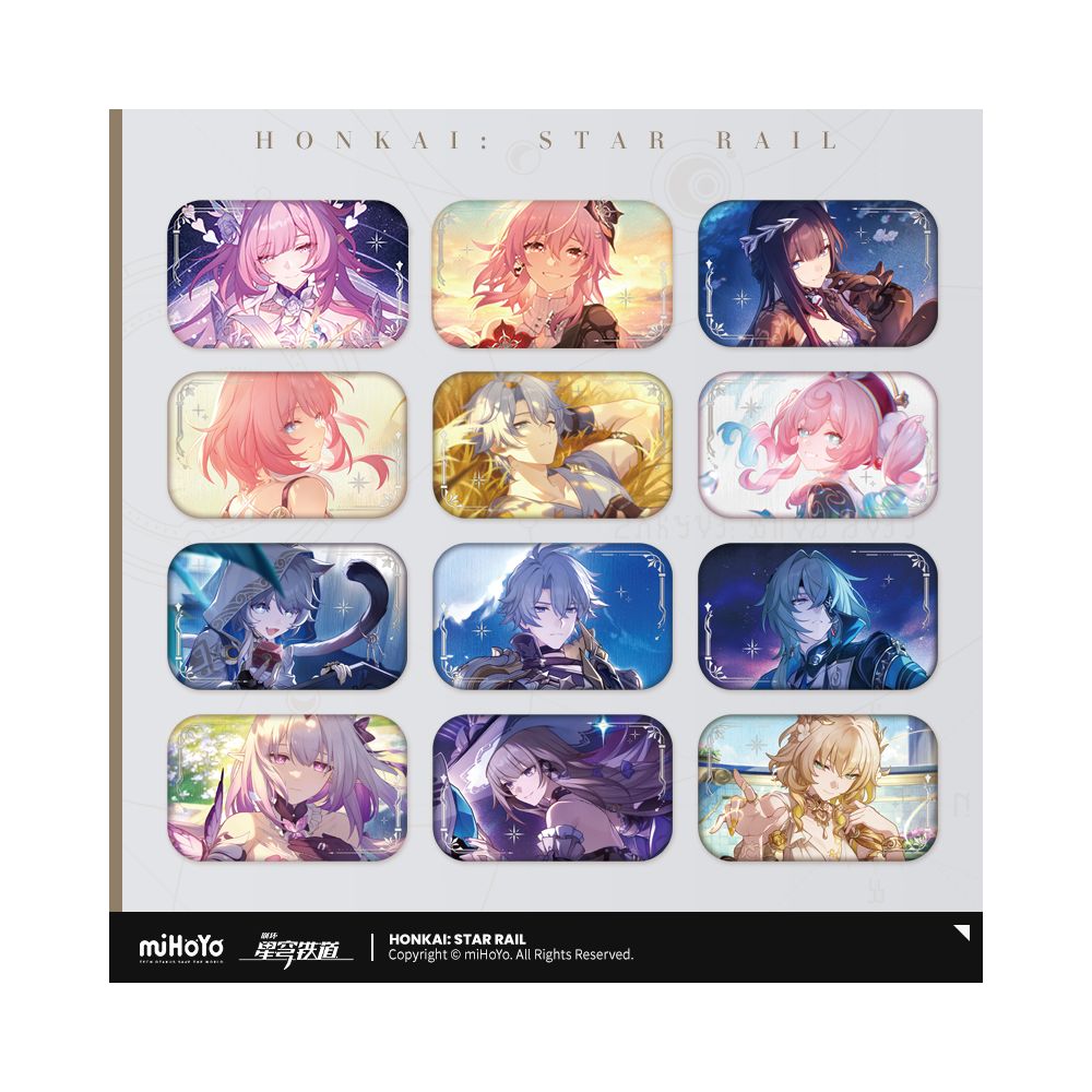 MiHoYo Collapse Memories of Star Dome Railway Walking with You Series Tin plate Badge miHoYo image 1