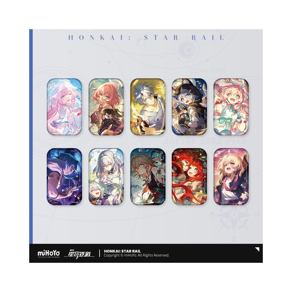 MiHoYo Collapse Star Dome Railway Light Cone Series Tinplate Badge image 0