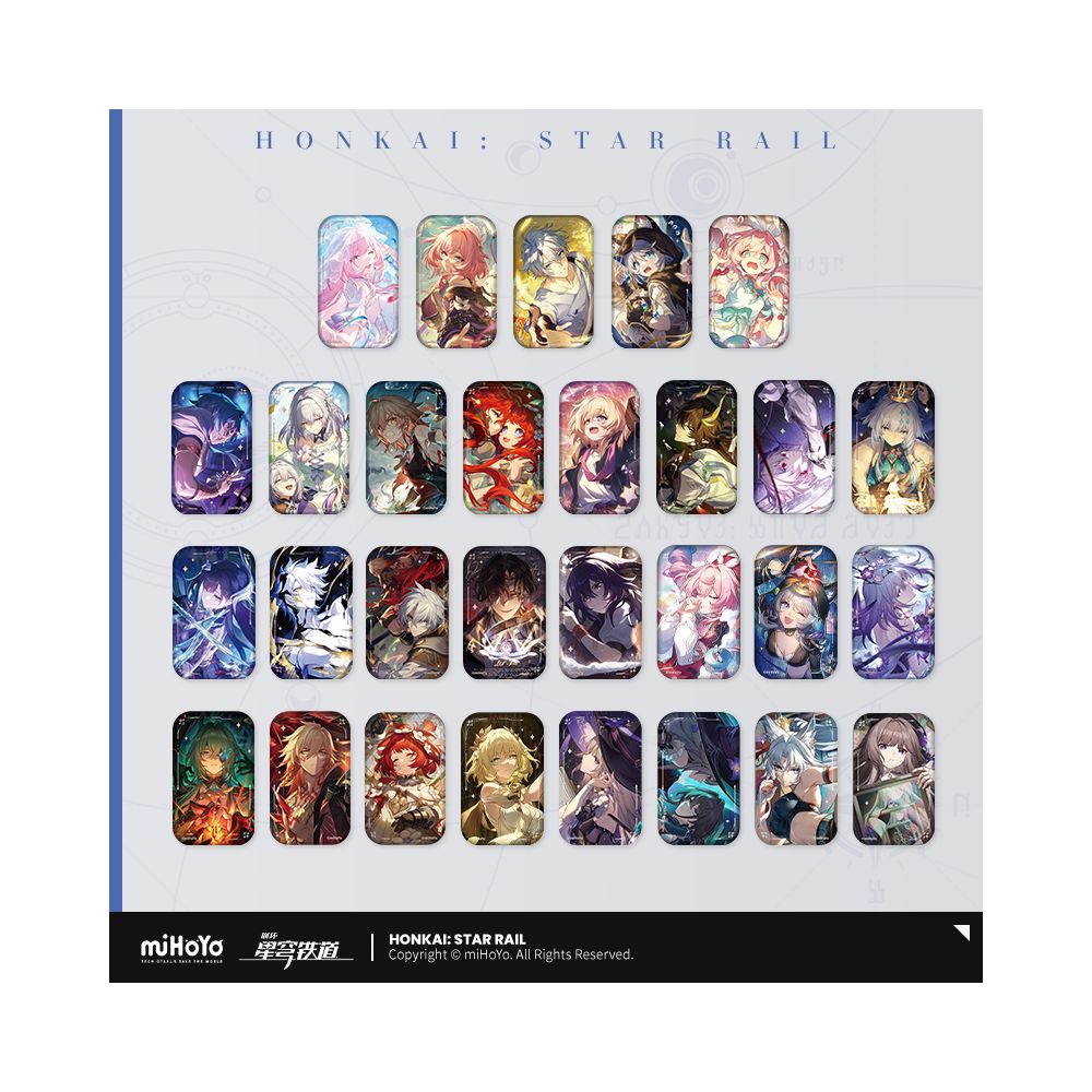 MiHoYo Collapse Star Dome Railway Light Cone Series Tinplate Badge image 1